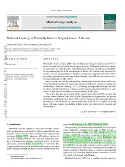 Multitask Learning in Minimally Invasive Surgical Vision: A Review
