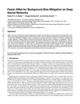 Faster ISNet for Background Bias Mitigation on Deep Neural Networks