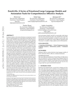 EmoLLMs: A Series of Emotional Large Language Models and Annotation
  Tools for Comprehensive Affective Analysis
