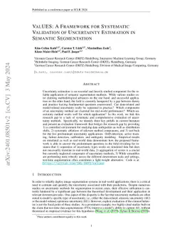 ValUES: A Framework for Systematic Validation of Uncertainty Estimation
  in Semantic Segmentation