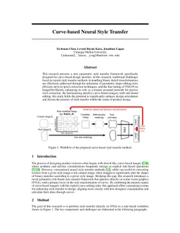 Curve-based Neural Style Transfer