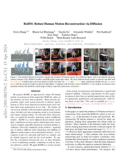 RoHM: Robust Human Motion Reconstruction via Diffusion