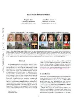 Fixed Point Diffusion Models