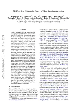 MMToM-QA: Multimodal Theory of Mind Question Answering