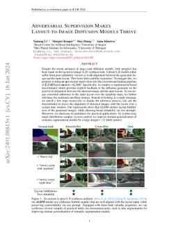 Adversarial Supervision Makes Layout-to-Image Diffusion Models Thrive