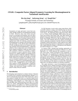 CFASL: Composite Factor-Aligned Symmetry Learning for Disentanglement in
  Variational AutoEncoder