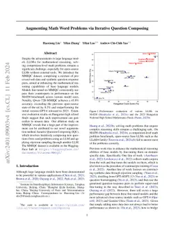 Augmenting Math Word Problems via Iterative Question Composing