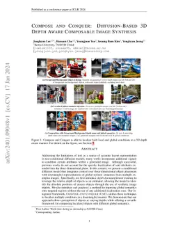 Compose and Conquer: Diffusion-Based 3D Depth Aware Composable Image
  Synthesis