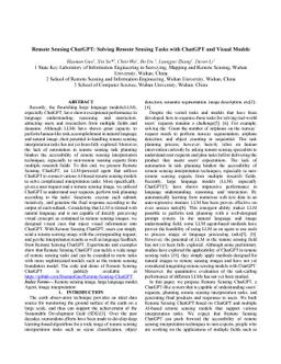 Remote Sensing ChatGPT: Solving Remote Sensing Tasks with ChatGPT and
  Visual Models