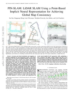 PIN-SLAM: LiDAR SLAM Using a Point-Based Implicit Neural Representation
  for Achieving Global Map Consistency