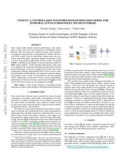 T-FOLEY: A Controllable Waveform-Domain Diffusion Model for
  Temporal-Event-Guided Foley Sound Synthesis