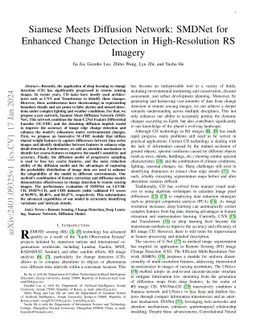 Siamese Meets Diffusion Network: SMDNet for Enhanced Change Detection in
  High-Resolution RS Imagery