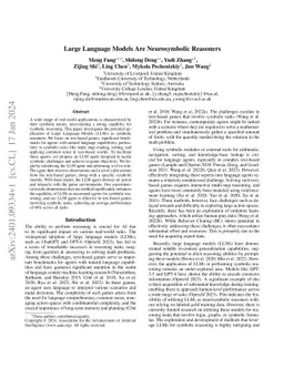 Large Language Models Are Neurosymbolic Reasoners