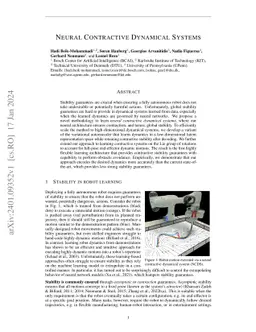 Neural Contractive Dynamical Systems
