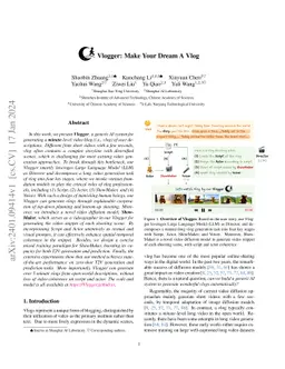 Vlogger: Make Your Dream A Vlog