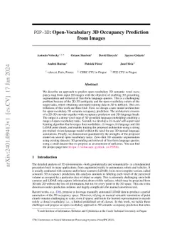 POP-3D: Open-Vocabulary 3D Occupancy Prediction from Images