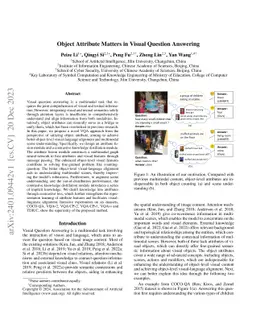 Object Attribute Matters in Visual Question Answering