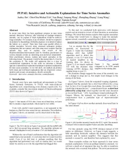 PUPAE: Intuitive and Actionable Explanations for Time Series Anomalies