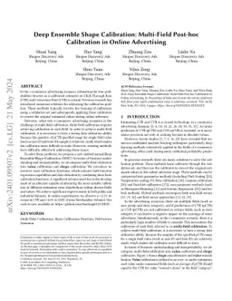 Deep Ensemble Shape Calibration: Multi-Field Post-hoc Calibration in
  Online Advertising