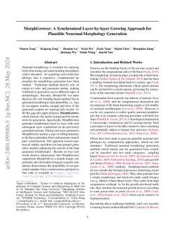 MorphGrower: A Synchronized Layer-by-layer Growing Approach for
  Plausible Neuronal Morphology Generation
