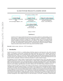 Land Cover Image Classification