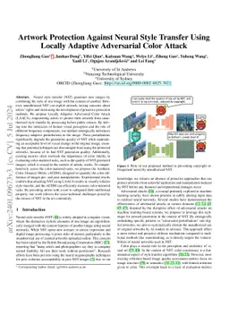 Artwork Protection Against Neural Style Transfer Using Locally Adaptive
  Adversarial Color Attack