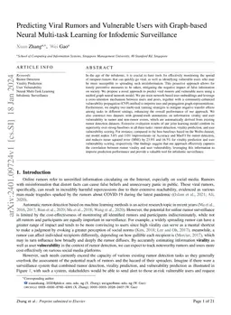 Predicting Viral Rumors and Vulnerable Users for Infodemic Surveillance