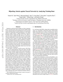 Hijacking Attacks against Neural Networks by Analyzing Training Data