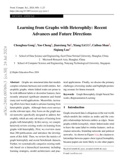 Learning from Graphs with Heterophily: Progress and Future