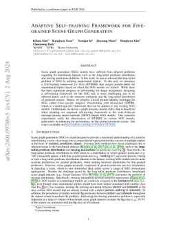 Adaptive Self-training Framework for Fine-grained Scene Graph Generation