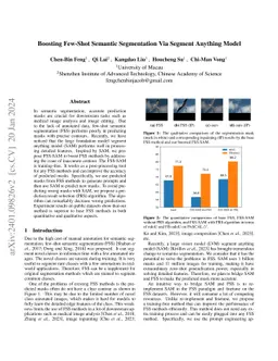 Boosting Few-Shot Semantic Segmentation Via Segment Anything Model