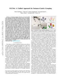 ICGNet: A Unified Approach for Instance-Centric Grasping