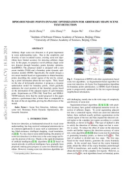 BPDO:Boundary Points Dynamic Optimization for Arbitrary Shape Scene Text
  Detection