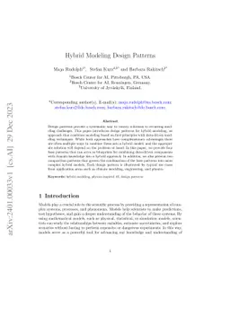 Hybrid Modeling Design Patterns
