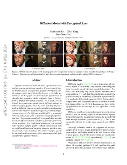 Diffusion Model with Perceptual Loss