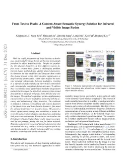 From Text to Pixels: A Context-Aware Semantic Synergy Solution for
  Infrared and Visible Image Fusion