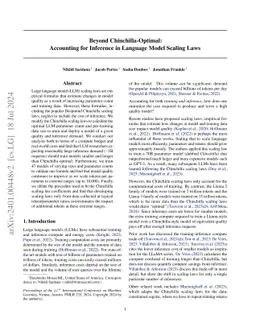 Beyond Chinchilla-Optimal: Accounting for Inference in Language Model Scaling Laws