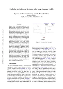 Predicting Anti-microbial Resistance using Large Language Models