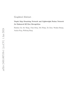 Depth Map Denoising Network and Lightweight Fusion Network for Enhanced
  3D Face Recognition