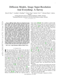 Diffusion Models, Image Super-Resolution And Everything: A Survey