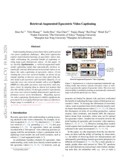 Retrieval-Augmented Egocentric Video Captioning