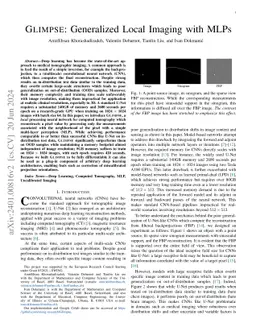 Glimpse: Generalized Locality for Scalable and Robust CT