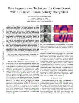 Data Augmentation Techniques for Cross-Domain WiFi CSI-based Human
  Activity Recognition