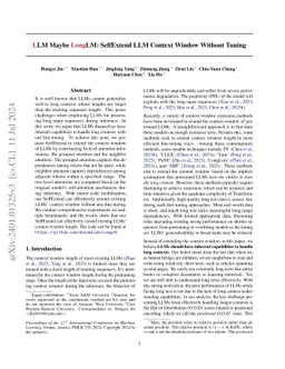 LLM Maybe LongLM: Self-Extend LLM Context Window Without Tuning