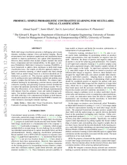 ProbMCL: Simple Probabilistic Contrastive Learning for Multi-label
  Visual Classification