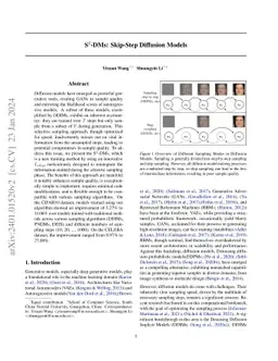 S$^{2}$-DMs:Skip-Step Diffusion Models