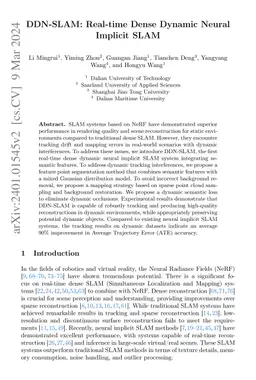DDN-SLAM: Real-time Dense Dynamic Neural Implicit SLAM