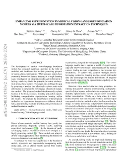 Enhancing Representation in Medical Vision-Language Foundation Models
  via Multi-Scale Information Extraction Techniques