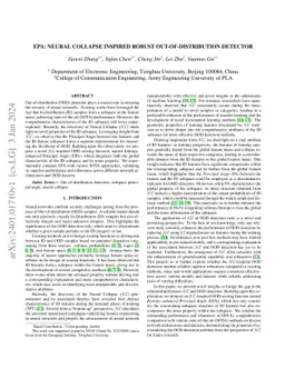 EPA: Neural Collapse Inspired Robust Out-of-Distribution Detector