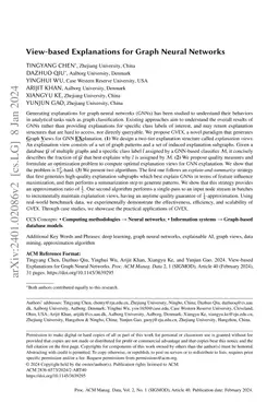 View-based Explanations for Graph Neural Networks